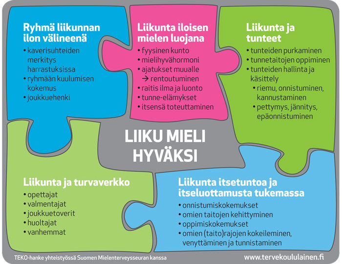 Liikunta Mielen Hyvinvoinnin Tukena Terve Koululainen